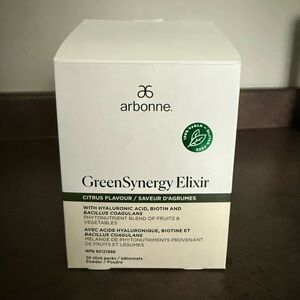 Arbonne GreenSynergy Elixir Citrus Flavor Packets